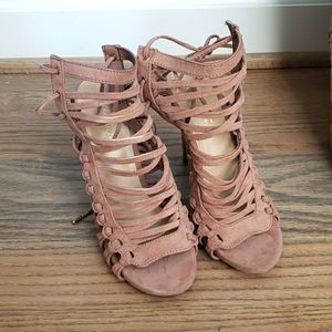 Lace up heels
